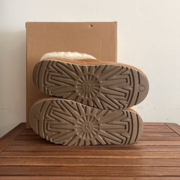 UGG Tazzlita Slip On Cozy Slippers Chestnut USA Women Size 11/UK 9/EU 42 - Picture 10 of 14